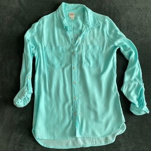 Mossimo Mint Button Down Shirt